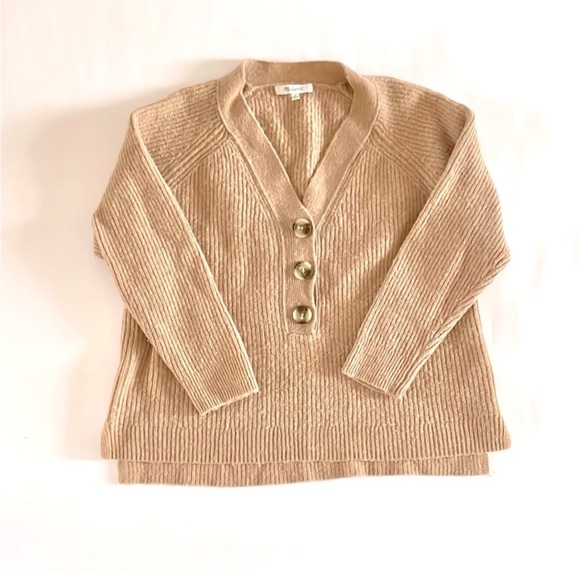 Madewell Tan Wool Sweater - Picture 3 of 4